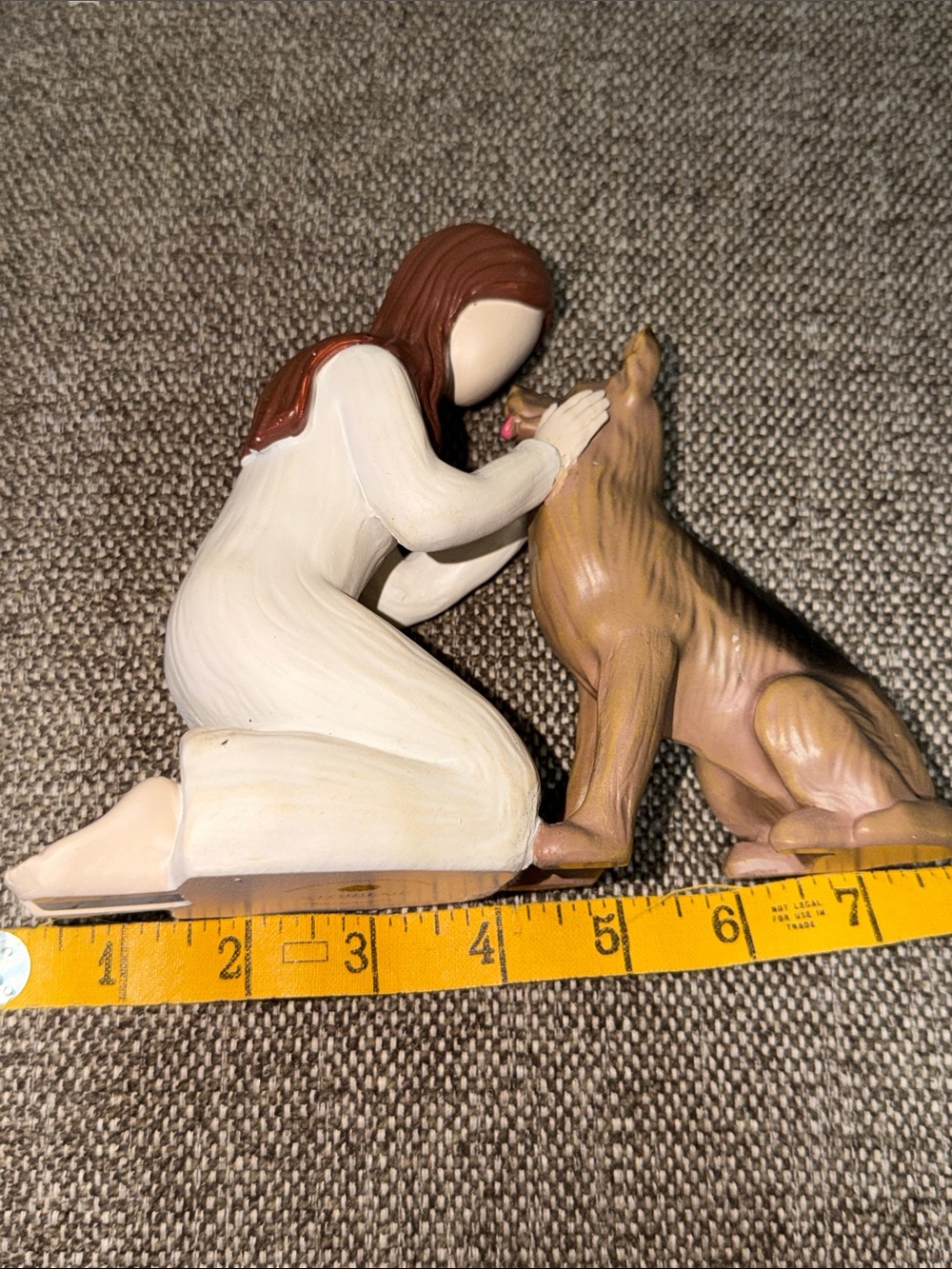 Storieme German Shepherd and girl Figurine - Picture 5 of 6